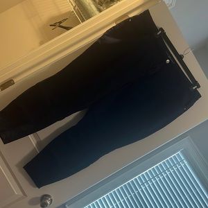 Navy denim skinny jeans: gently worn